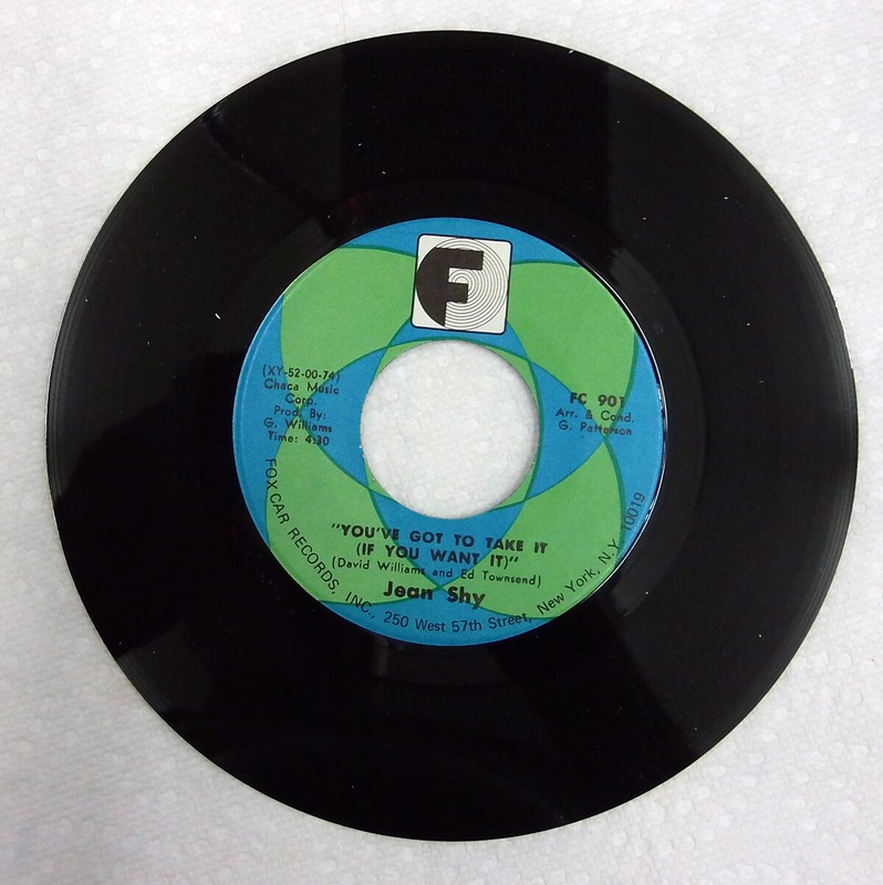 Jean Shy – You've Got To Take It (If You Want IT Rare 45 rpm record Modern Soul 