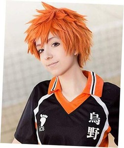 Mens Wigs Short Blonde wigs for Hinata Shoyo Cosplay ...