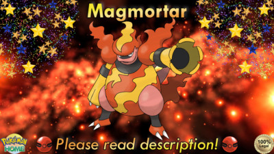  Magmortar EVENT 6IV Pokémon Sword/Shield BD/SP S/V HOME ( Legal)