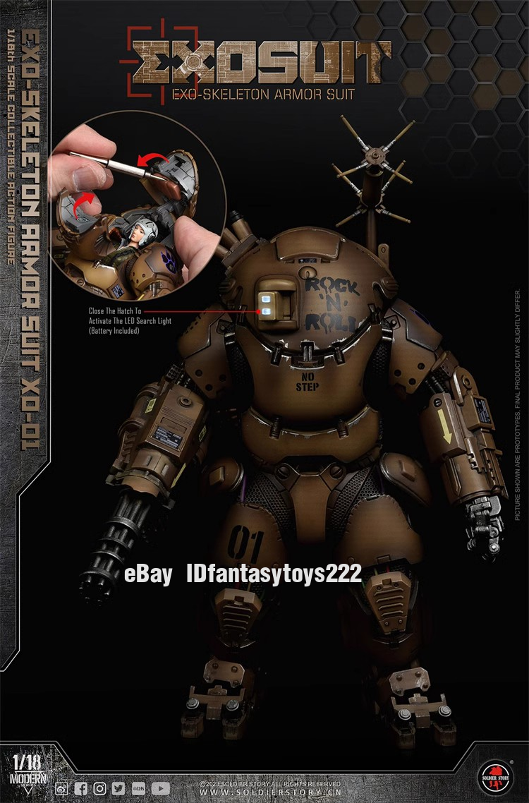SoldierStory SSE001 1/18 EXO-Skeleton Armor Suit XO-01 3.75in