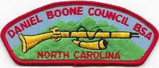 Daniel Boone Council Strip T-2 Plastic Back CSP SAP Boy Scouts of America BSA