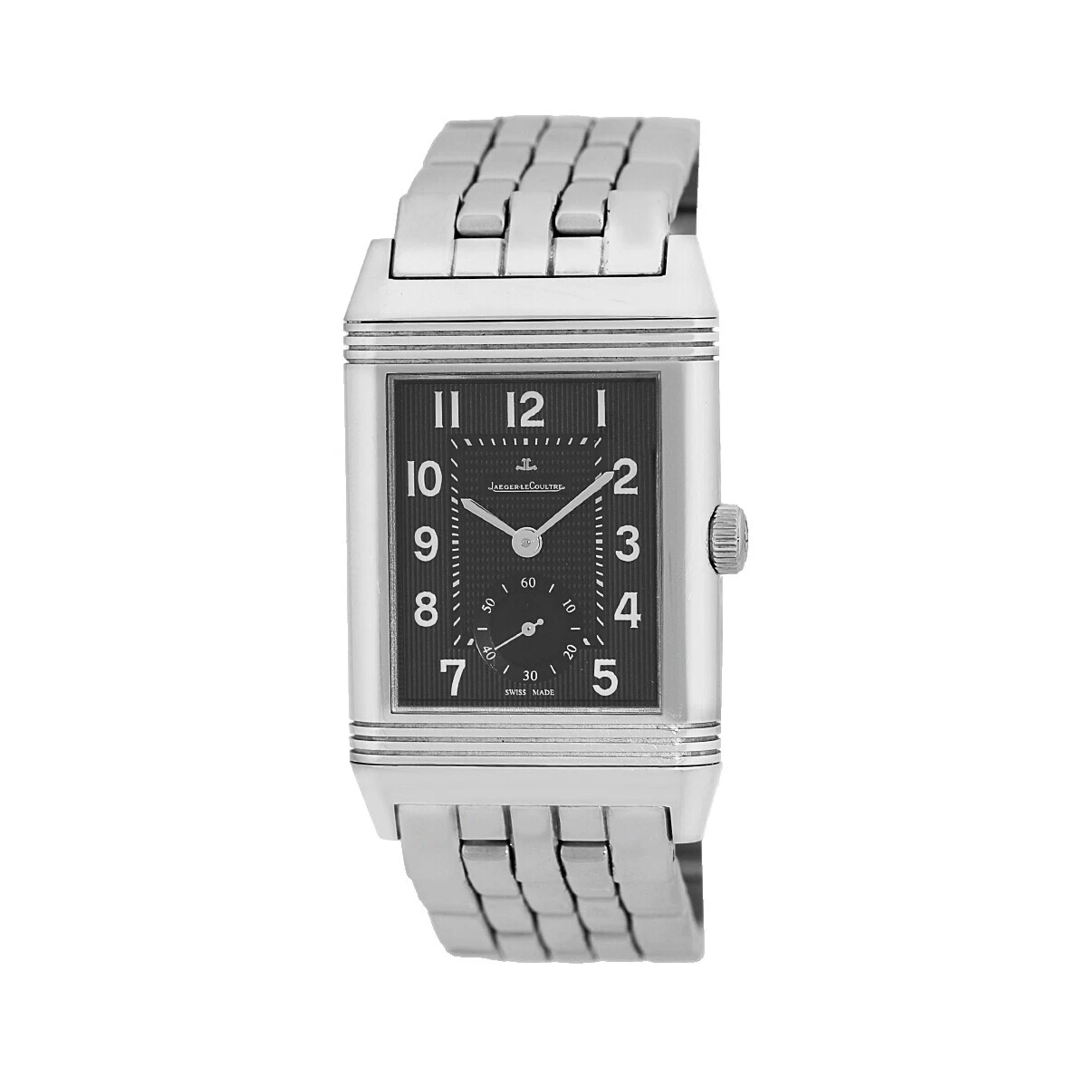 Jaeger-LeCoultre Stainless Steel Band Stainless Steel Case Wristwatches
