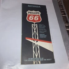 1967 Edition Phillips 66 Map of Nevada " the gasoline that won the west!"