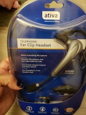 Telephone Ear Clip Headset Ativa