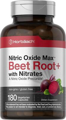 Beet Root Nitric Oxide Precursor Fuel Up Blend Superfood Energy Support 180 Caps