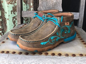 twisted x turquoise mocs