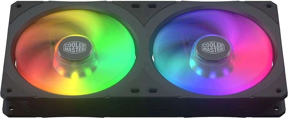CoolerMaster MasterFan SF240R ARGB 2 Fan Cooler combining 120mm Case 4-Pin PWM - Image 2 of 4
