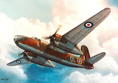 Framed 4'' X 6'' Print of a RAF Douglas MKIII ''Boston''. Hang on a wall or display.