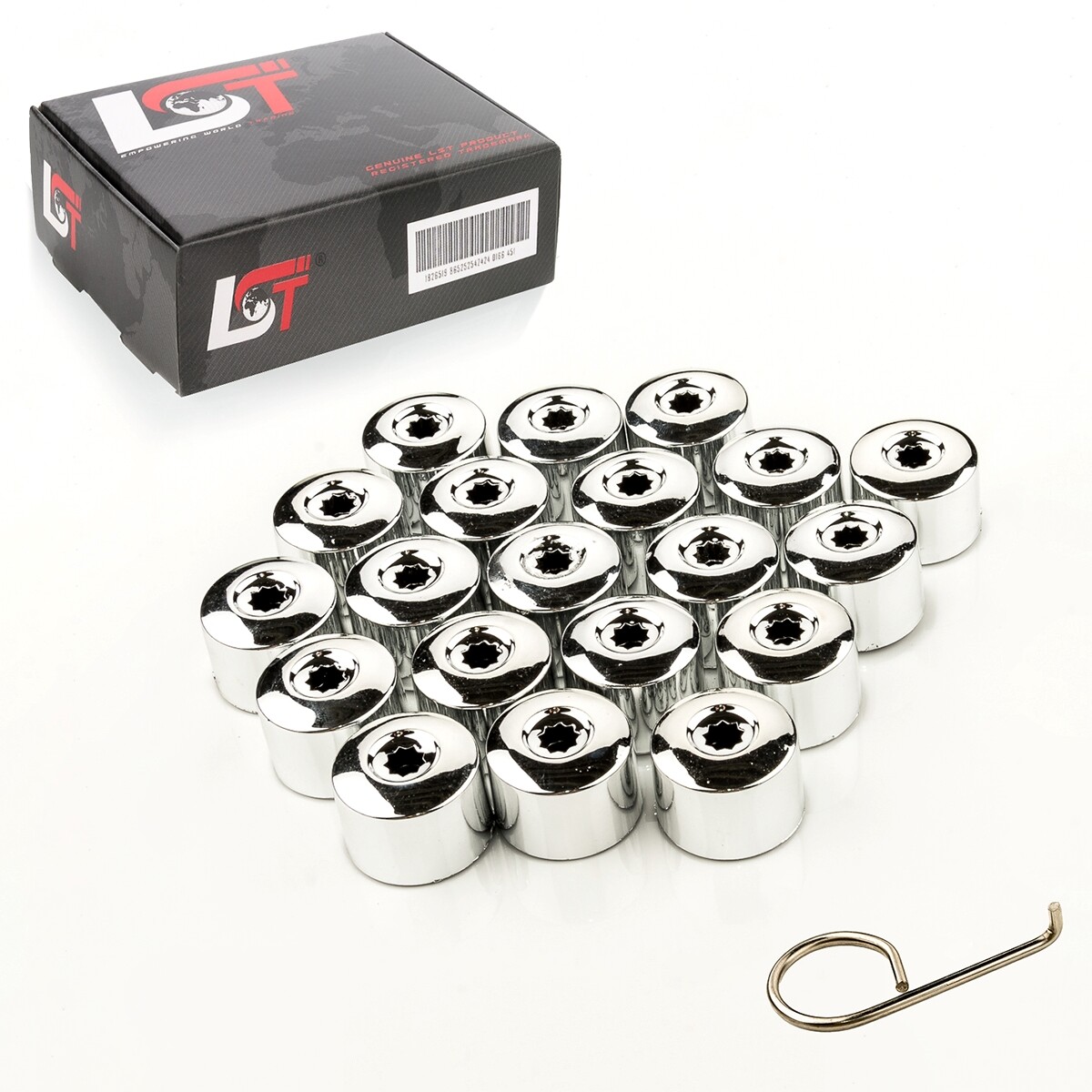 20x Wheel Screw Caps 0 21/32in Shrouds Chrome Colors for audi Tt 8J 8N Fv