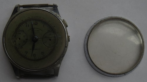 Chronographe Suisse mens wristwatch chronograph nickel chromiun case load manual - Picture 5 of 16
