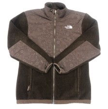 The North Face Girl  s Brown Polartec Full Zip Denali Fleece Jacket Size XL