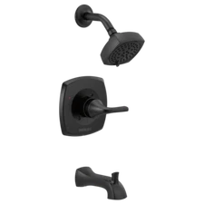 Peerless Parkwood Tub Shower Trim Kit Matte Black-Certified Refurbished