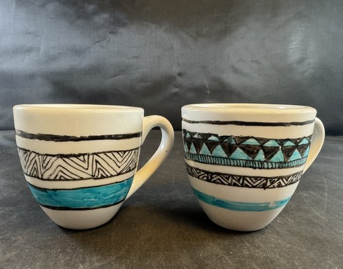 2 Coffee Bar by Konitz Espresso Porcelain Cups & Saucers (+extra Saucer) - Picture 13 of 13