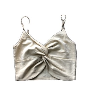 light yellow crop tank top