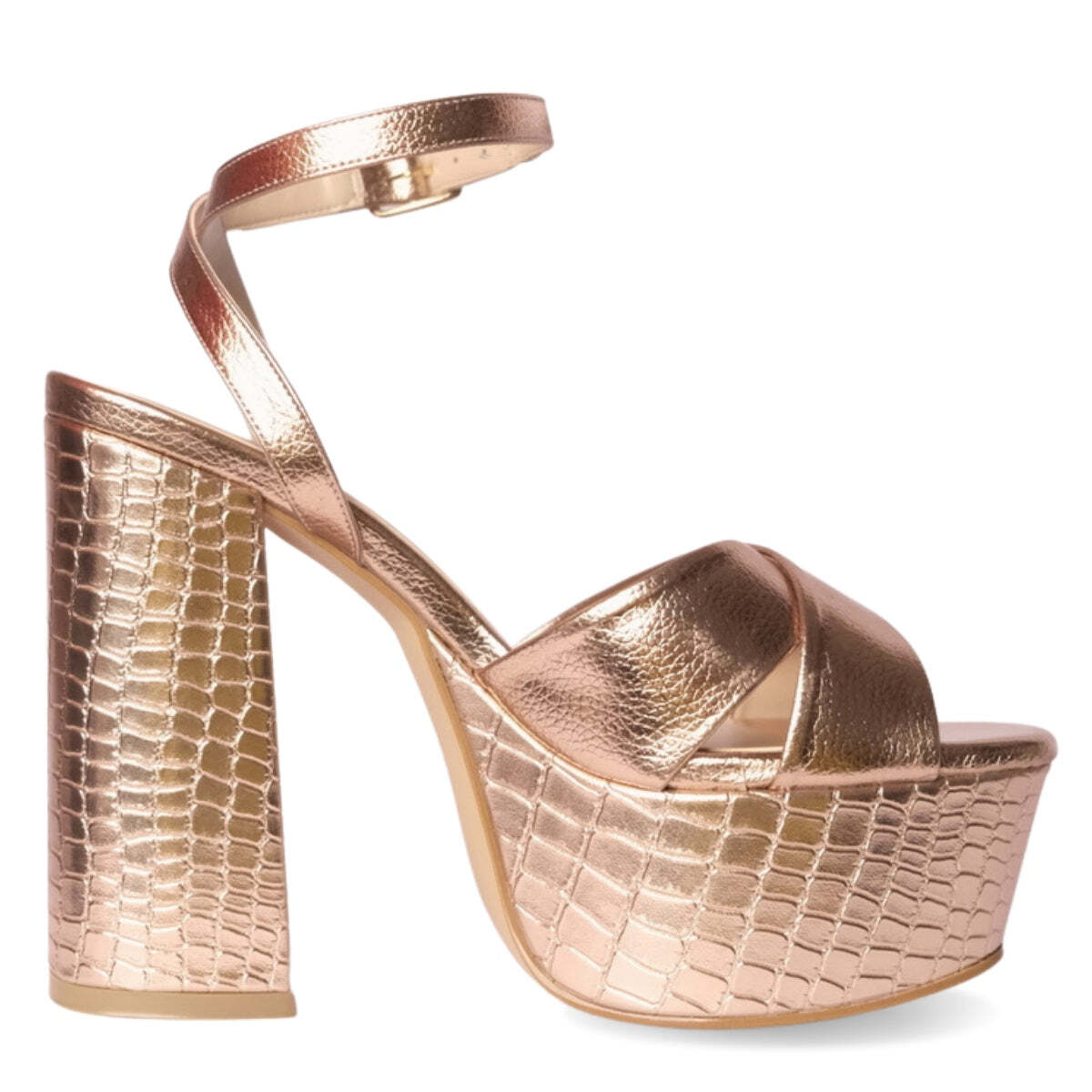 HIGH HEEL SANDALS PLATFORM PUMPS ULTRA COMFORT 0071 ANTONIO CAVALA - Main Image