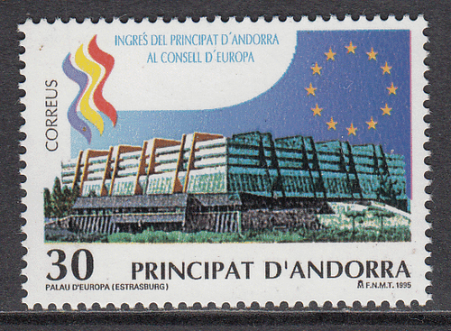 Andorra Española Mail 1995 Edifil 250 MNH