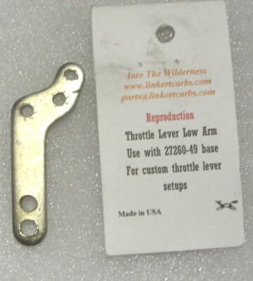 Linkert Repro Low Lever Plate for Custome Throttle levers