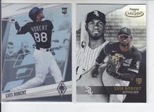 (2) Luis Robert RC 2020 Chronicles Phoenix #7 + Topps Gold Label #79 White Sox