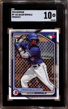 2024 Bowman - Prospects Arjun Nimmala #BP-142 (RC) - SGC 10