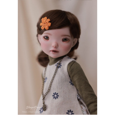 Full Set 1/4 BJD SD Ball Joint Resin Cute Girl Doll Face Makeup Eyes Wig Gifts