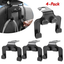2 Car Seat Back Multifunctional Organizer Headrest Hooks Hanger Bag Purse Holder