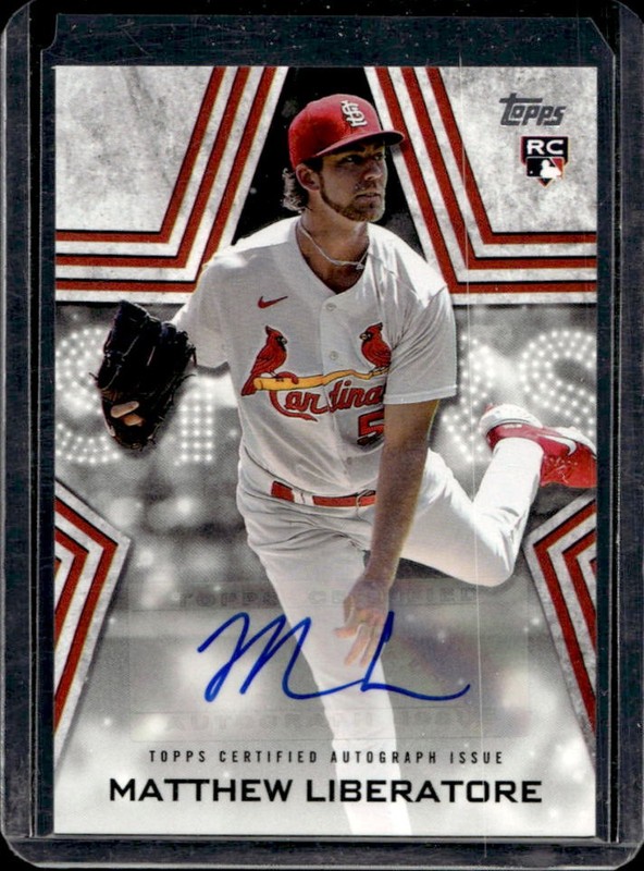 2023 Topps Matthew Liberatore Baseball Stars Auto Series One RC Rookie #BSA-ML