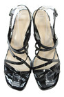 Maryam Nassir Zadeh Womens Patent Leather Strappy Sandals Black Size 38.5 8.5 — photo 2
