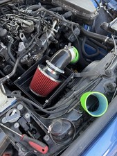 BMW B37 N47 Cold Air Intake Heat Shield Kit  Air Duct Shroud Cone Filter Mount