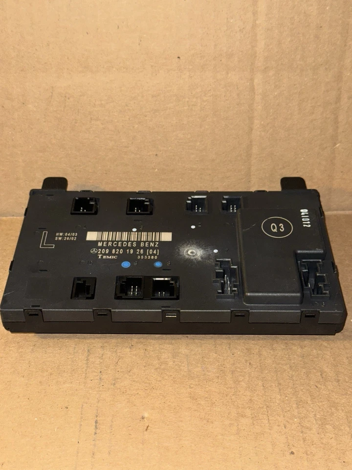 ✅ 03-09 Módulo de control de puerta delantero izquierdo lado conductor mercedes w209 clk500 clk350 Foto 2 de 4