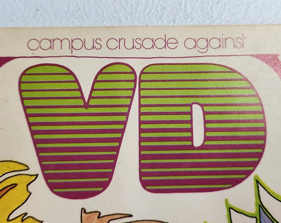 RARE 1973 Campus Crusade Against VD Magazine - BEAUTIFUL ARTWORK AND STYLE - Image 2 of 4