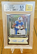 2022 Panini Obsidian - Rookie Jersey Ink Jameson Williams #RJI-7 Electric...