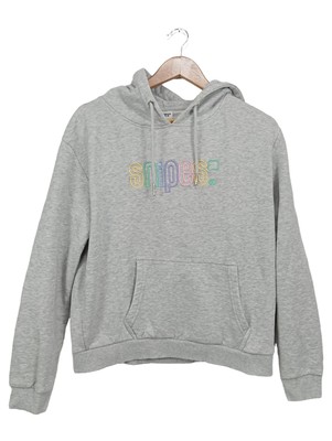 Felpa Con Cappuccio Anti Social Social Club AW22 Early Decision Grigia - Taglia L Originale