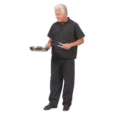 DELTAPLUS 82565 Cook Shirt, Black, C25, 2X