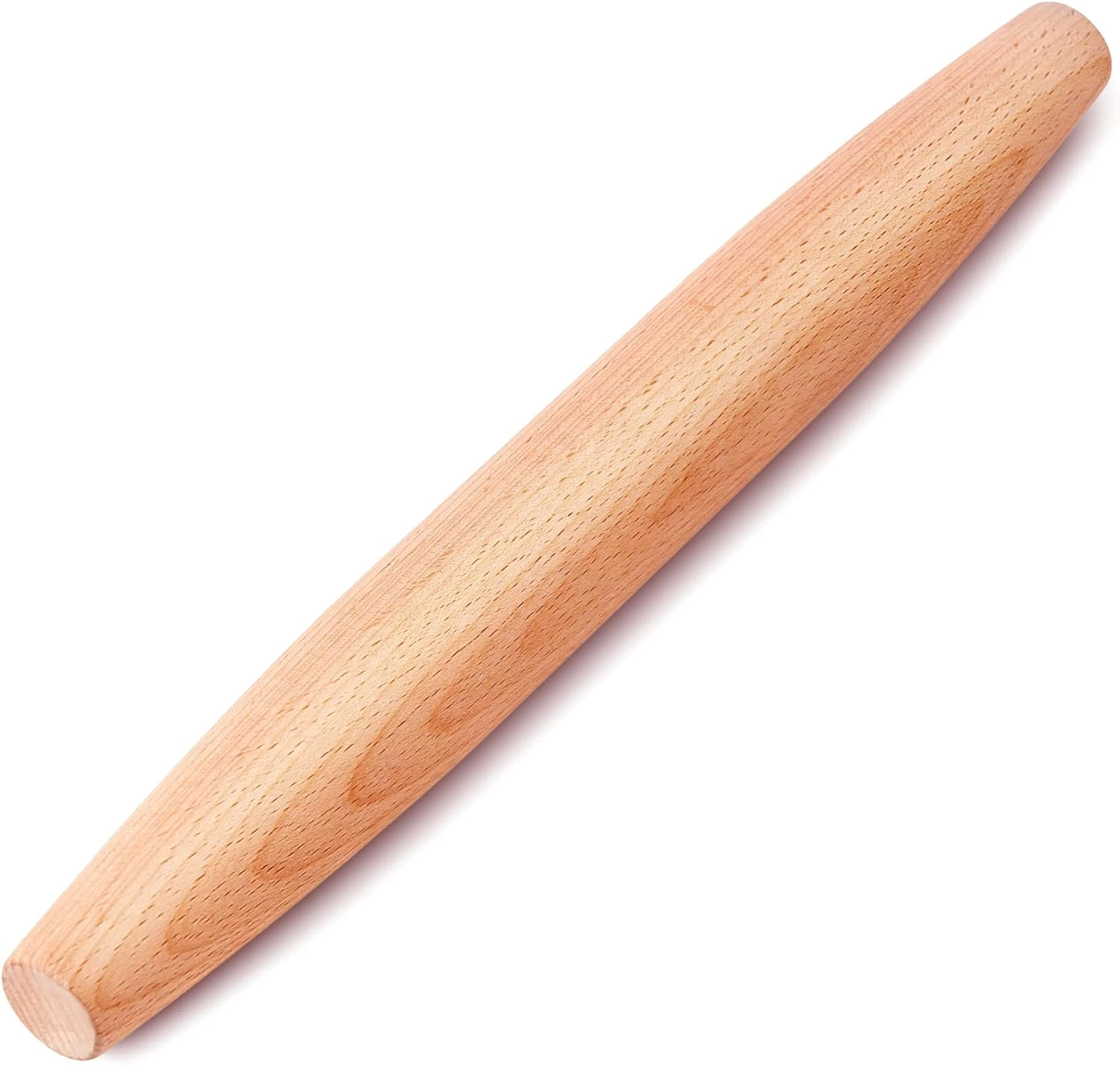 French Rolling Pin for Baking - AMPSEVEN Wooden Rolling Pin Dough Roller for Bak
Opens in a new wind