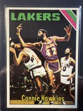 1975 Topps #195 Connie Hawkins Los Angeles Lakers