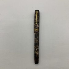 Vintage CONWAY STEWART Marble Fountain Pen - 14ct Gold Nib not tested