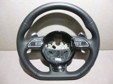 Audi A5 8T S-Line Leder Lenkrad Schaltwippen Chrom steering wheel 8K0419091DA A4