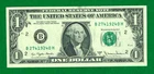 $1 1977-A 1 B/H BLOCK (w) NEW YORK CU. P-2.