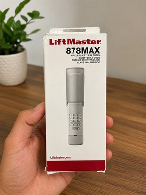 LiftMaster 878MAX Wireless Keypad Garage Door Opener Keyless Entry New Sealed