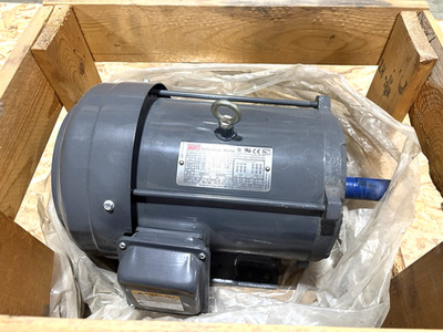 New Dayton 3KX01G 3HP TEFC Motor 208-230/460V 3PH 1740RPM 182T Frame