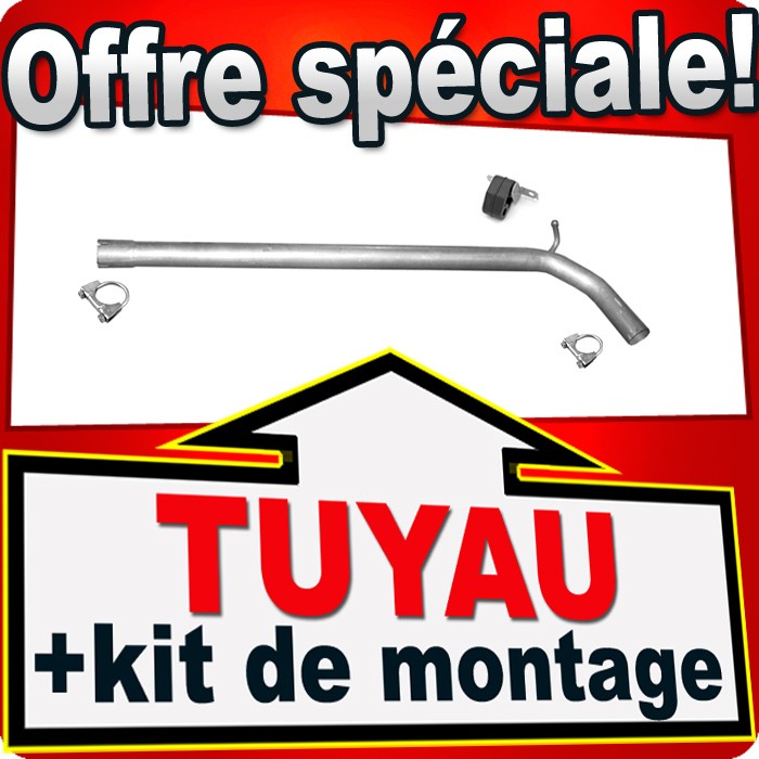 Tuyau d'échappement central pour Audi A1 essence et diesel 2010 2011 2012 2013 2014 2015