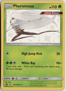 Pheromosa SV5/SV94 Hidden Fates Shiny Vault Holo Rare