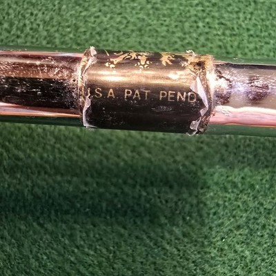 Vintage Slotline 9813C visage fraisé putter laiton poignée d'origine