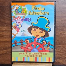 Dora the Explorer Pirate Adventure DVD Movie Nick Jr Kids Childrens Cartoon 2004