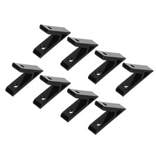 8Pcs 45 Degree Angle Aluminum Profile Corner Brackets 2020 Series Black