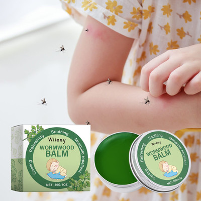 Wormwood Baby Mosquito Repellent Balm, A Cool Plant That Soothes Mosquito Bites,