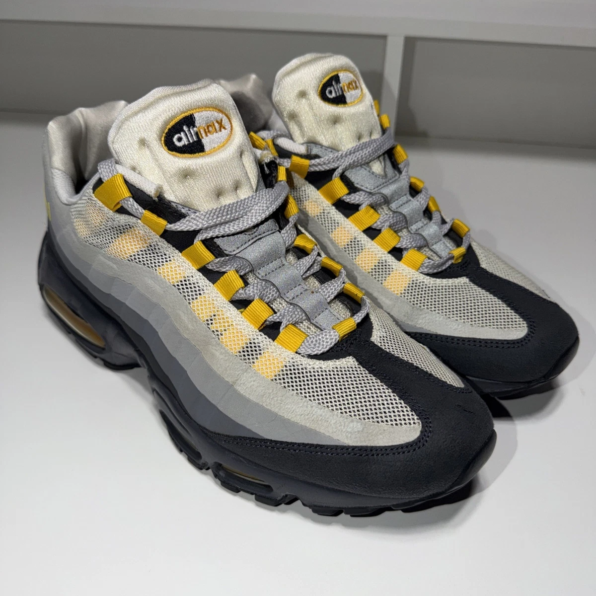 Las mejores ofertas en Nike Air Max 95 Grey Amarillo | eBay