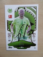Jonas Wind autograph signed TC Topps Bundesliga "VFL Wolfsburg 2024/25"