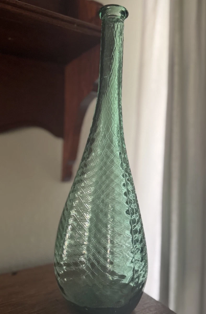 Glass Green Original Collectible Decorative Bottles 1950-1959 Time