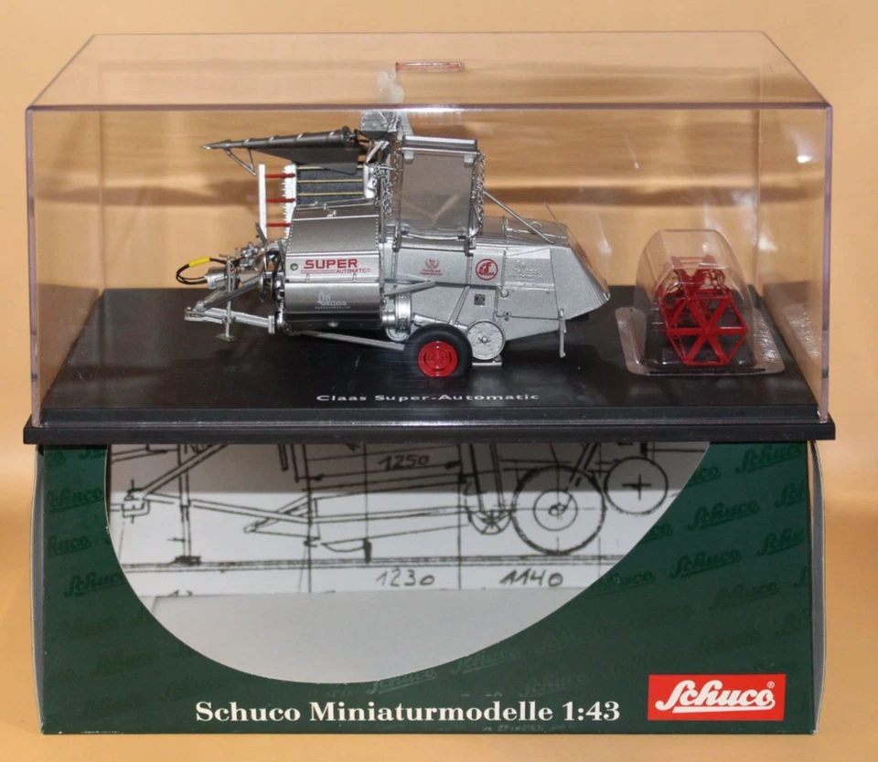 Schuco 02985  Claas Super-Automatic Mähdrescher in Box und OVP  1:43 - Bild 2 von 4